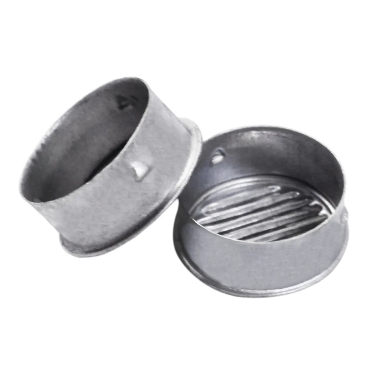 1 In. 3 In. and 4 In. Round Mini Soffit Vents in Mill