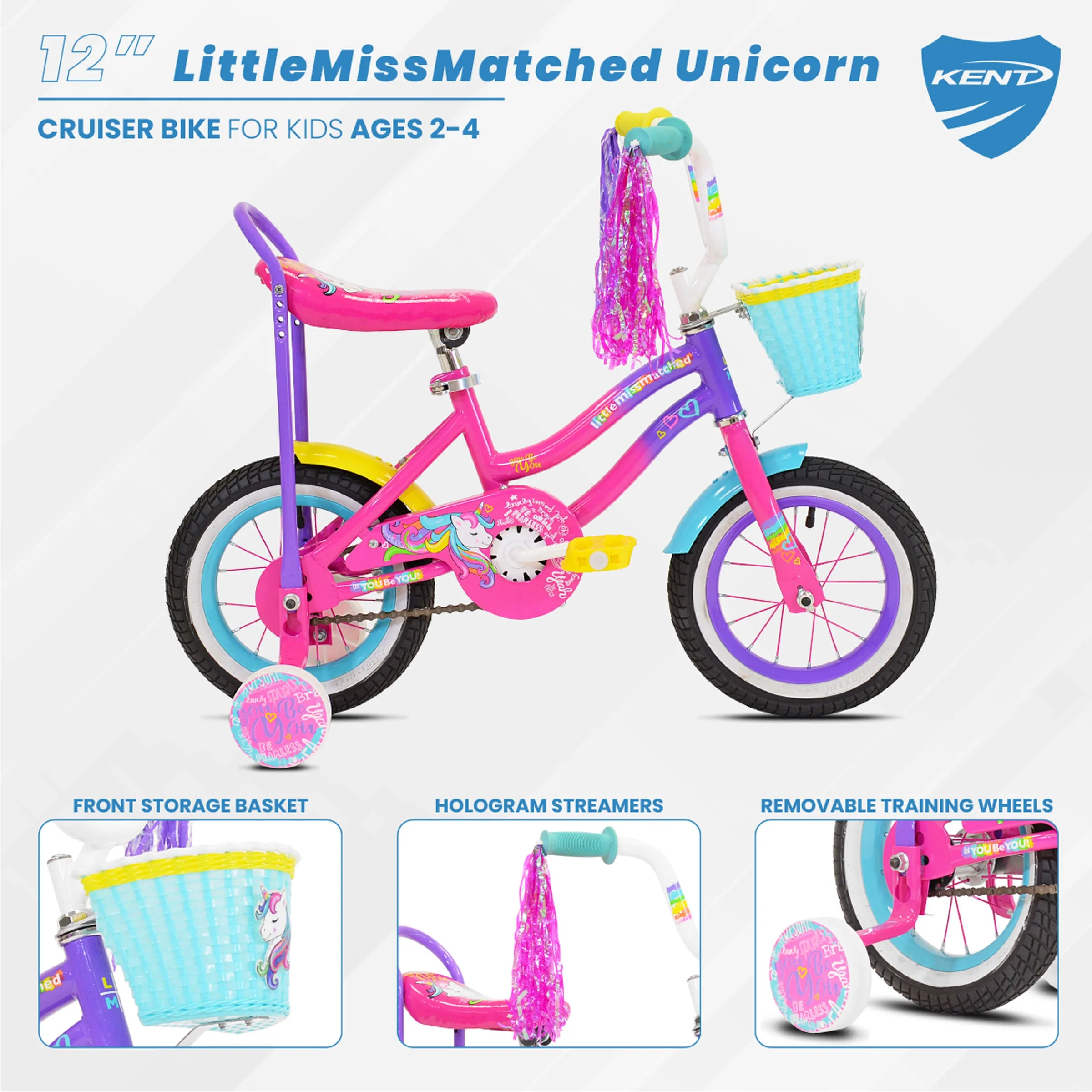 12" LittleMissMatched® Unicorn