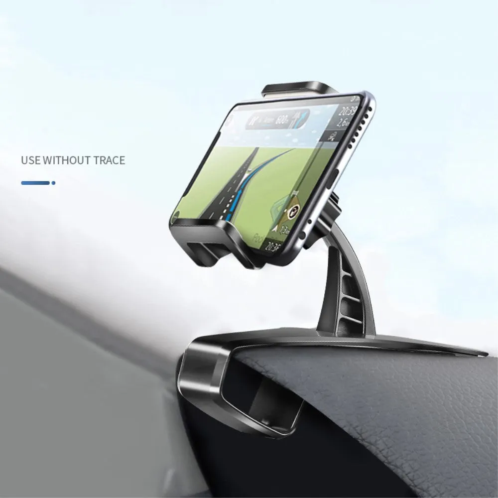 3 in 1 Car GPS Smartphone Holder: Dashboard / Visor Clamp   AC Grid Clip for Blackview BV7000 - Black