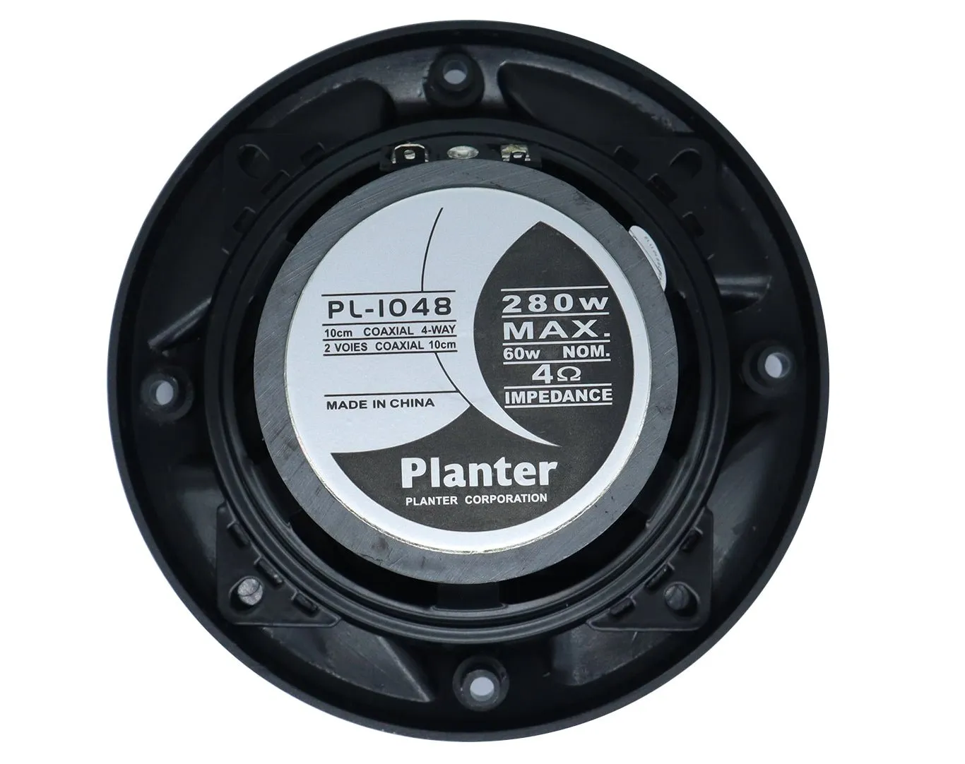 4" 100mm 2-Way Car Audio Speakers 120W Pair CS-432
