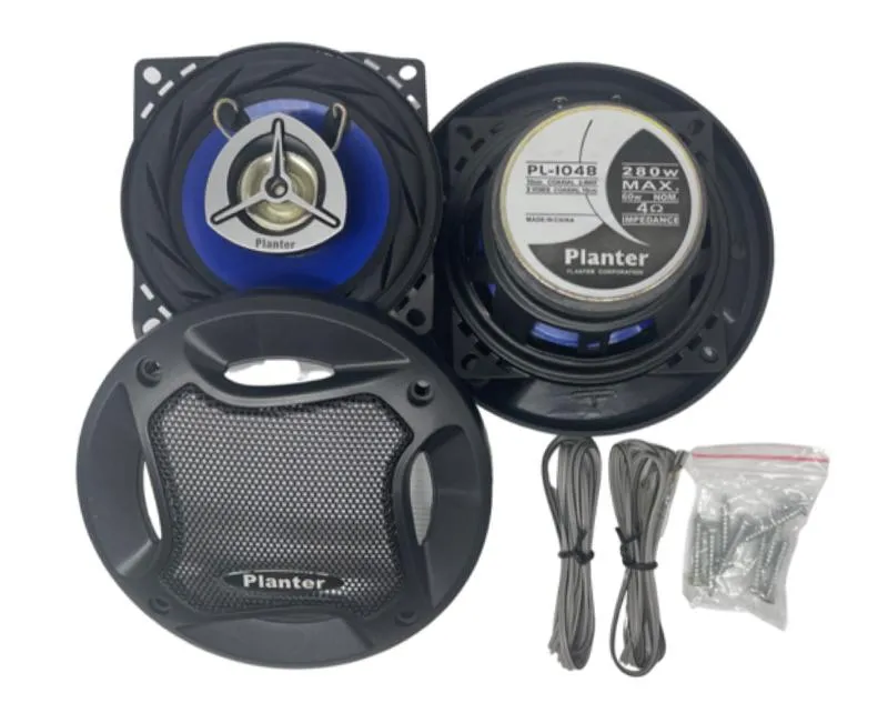 4" 100mm 2-Way Car Audio Speakers 120W Pair CS-432