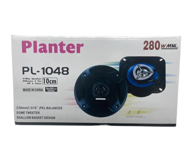 4" 100mm 2-Way Car Audio Speakers 120W Pair CS-432