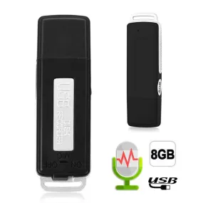 8GB USB  Digital Audio Voice Recorder