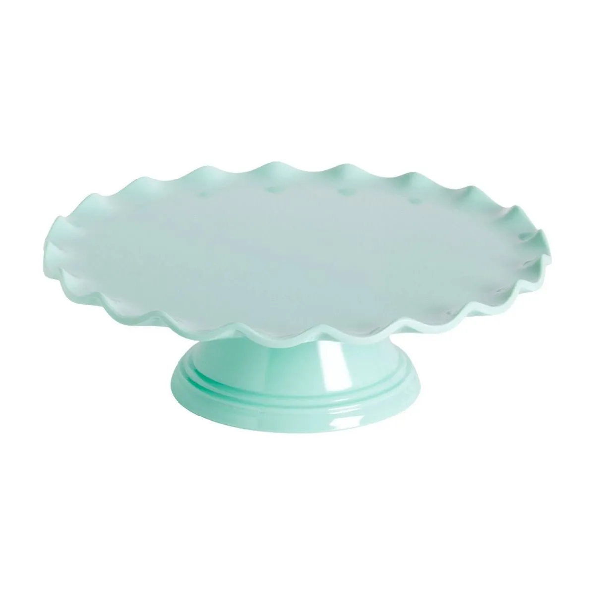 A Little Lovely Company Cake Stand: Wave – Mint