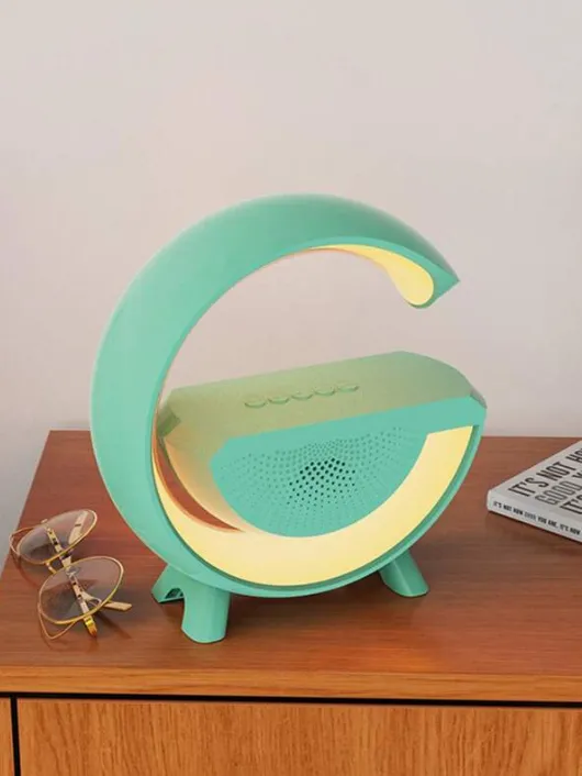 A Portable Wireless Speaker With Desktop Atmosphere Lamp