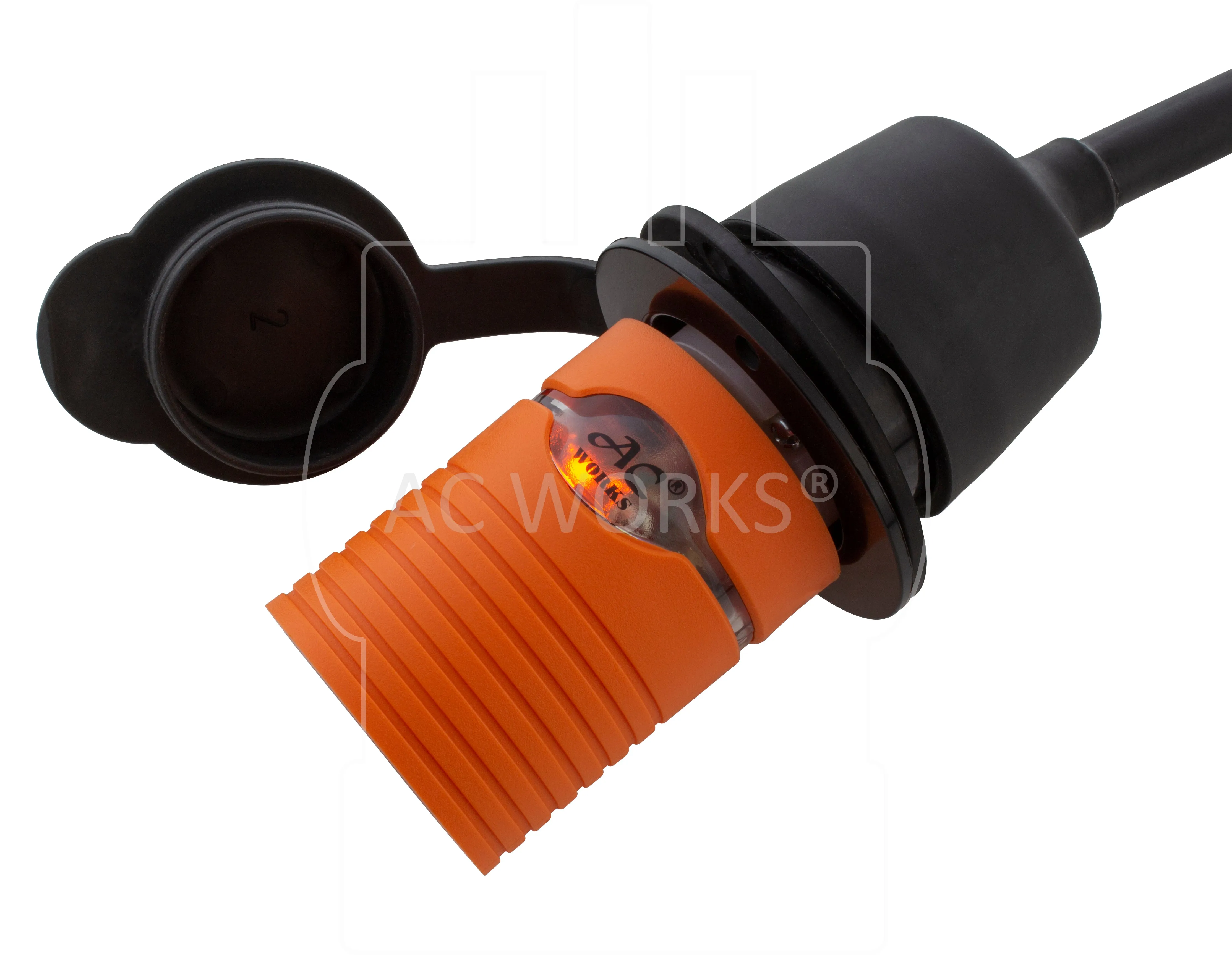 AC WORKS® [ADL1430L1420] 30A 4-Prong 125/250V L14-30P Plug to L14-20R 20A 4-Prong 125/250V Connector with cCSAus Approval