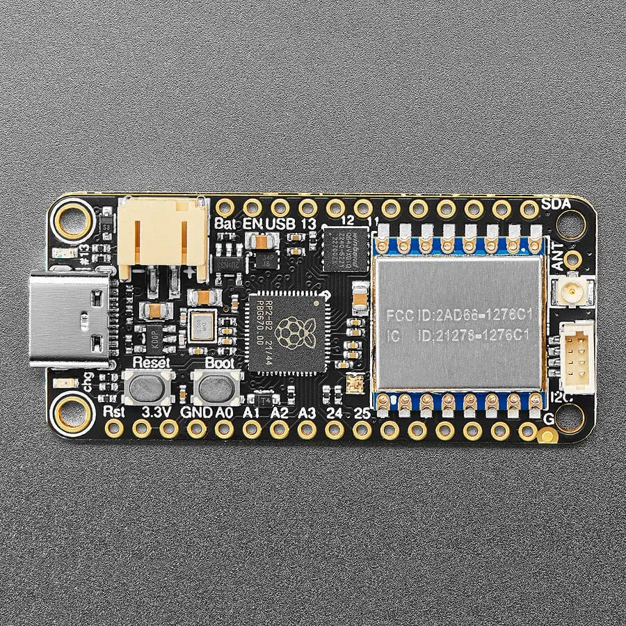 Adafruit Feather RP2040 with RFM95 LoRa Radio - 915MHz - RadioFruit and STEMMA QT