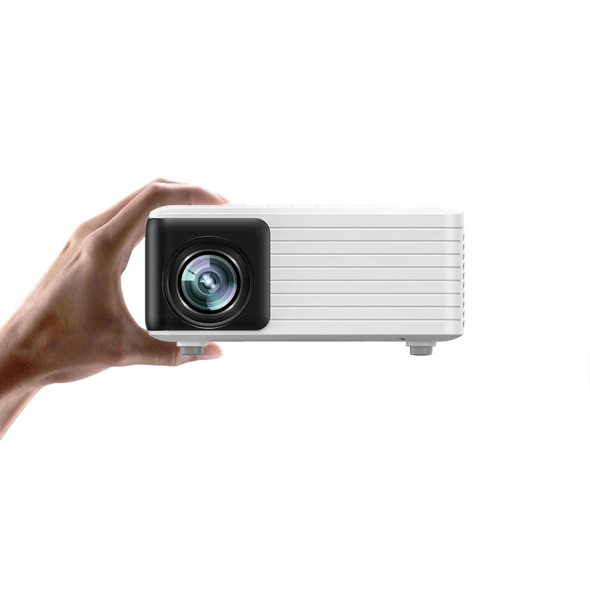 Apeman LC-500 Mini Projector ,Multimedia Home Theater Movie Projector, Compatible with HDMI, USB, AV, Laptop, Smartphone 5500Lumens Portable Projector 720P, 20000  Hours