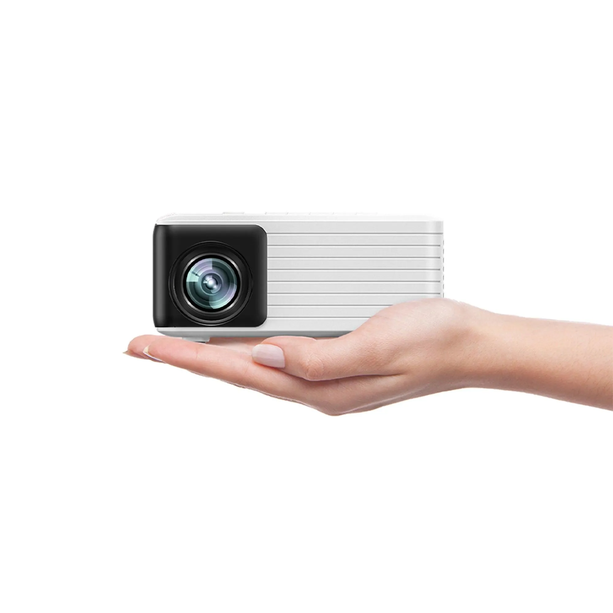Apeman LC-500 Mini Projector ,Multimedia Home Theater Movie Projector, Compatible with HDMI, USB, AV, Laptop, Smartphone 5500Lumens Portable Projector 720P, 20000  Hours