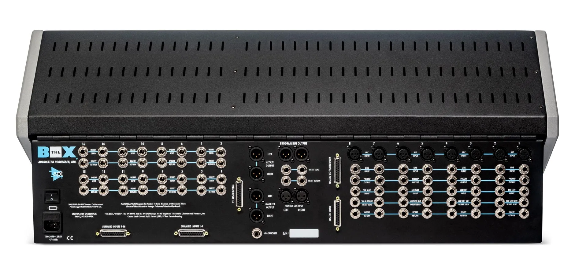API Audio THE BOX® Audio Production Console