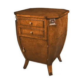 ART DECO BOMBE NIGHT STAND