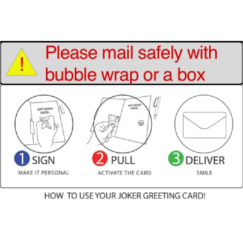 Baby Shower 👼🔊 - Joker Greeting Prank Card (Glitter   Sound)