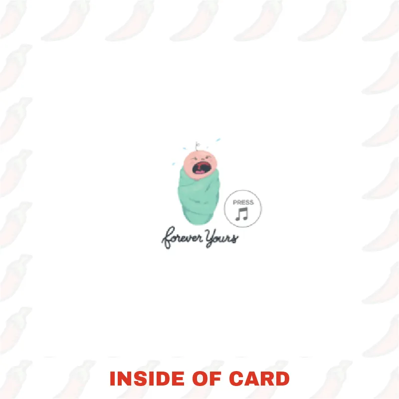 Baby Shower 👼🔊 - Joker Greeting Prank Card (Glitter   Sound)