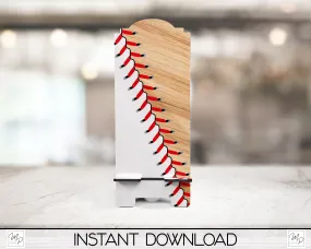 Baseball Cell Phone Stand PNG for Sublimation Design, Digital Download