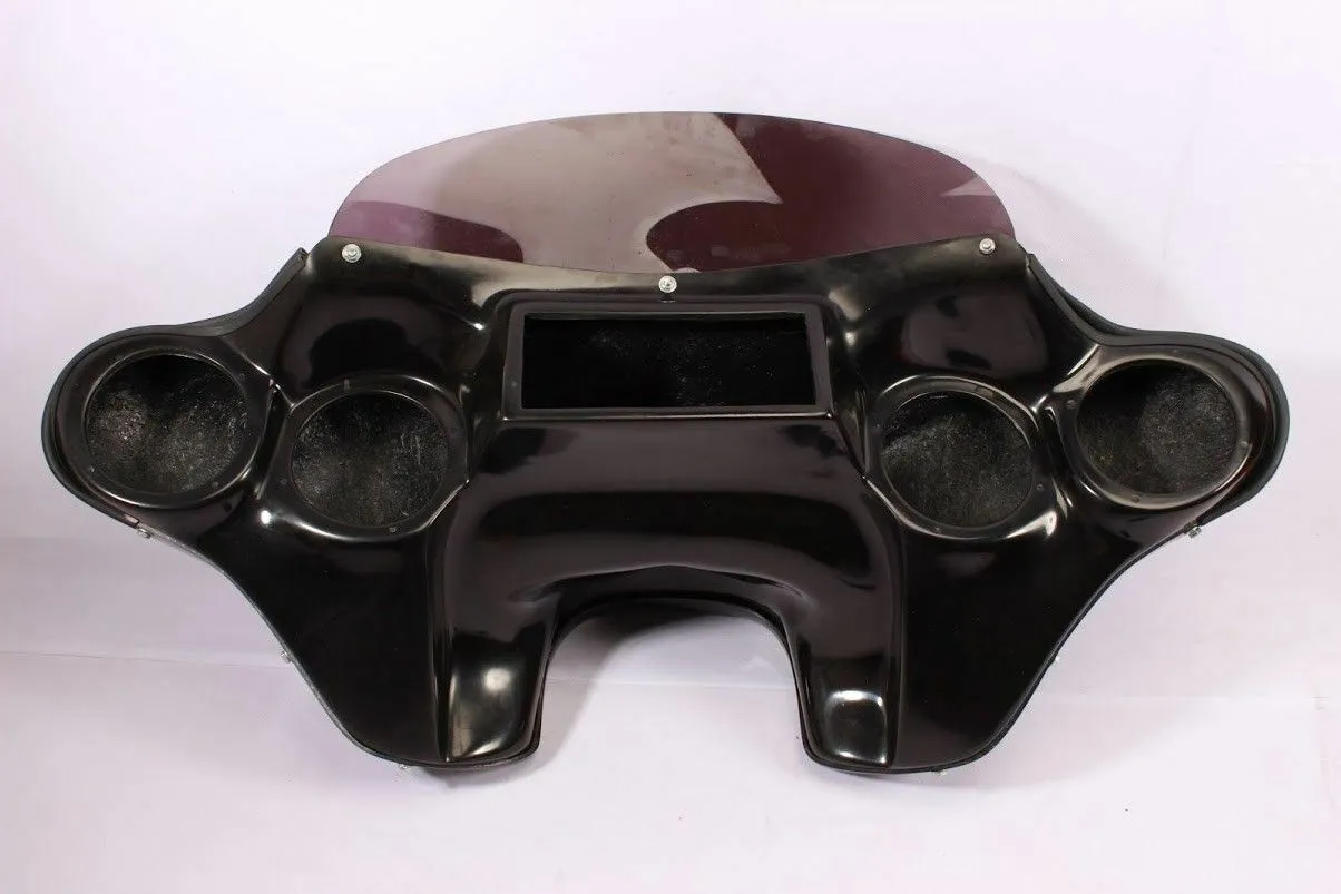 BATWING FAIRING WINDSHIELD 4 SUZUKI BOULEVARD M50 05-09 FIBER 4X5" CUTOUT
