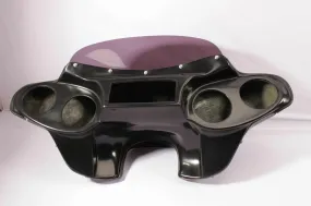 BATWING FAIRING WINDSHIELD FOR HONDA VTX 1800 R C S T F N 02-UP 4X5" HOLES