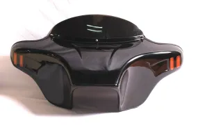 BATWING FAIRING WINDSHIELD Kawasaki Vulcan Nomad 1500 99-04 LED ABS 6X9" PAINTED