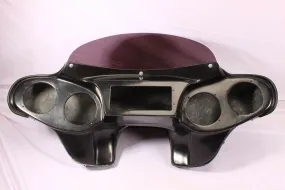 BATWING FAIRING WINDSHIELD SUZUKI BOULEVARD C50 C50T 05-17 4X5" SPKS HOLE F14 GC