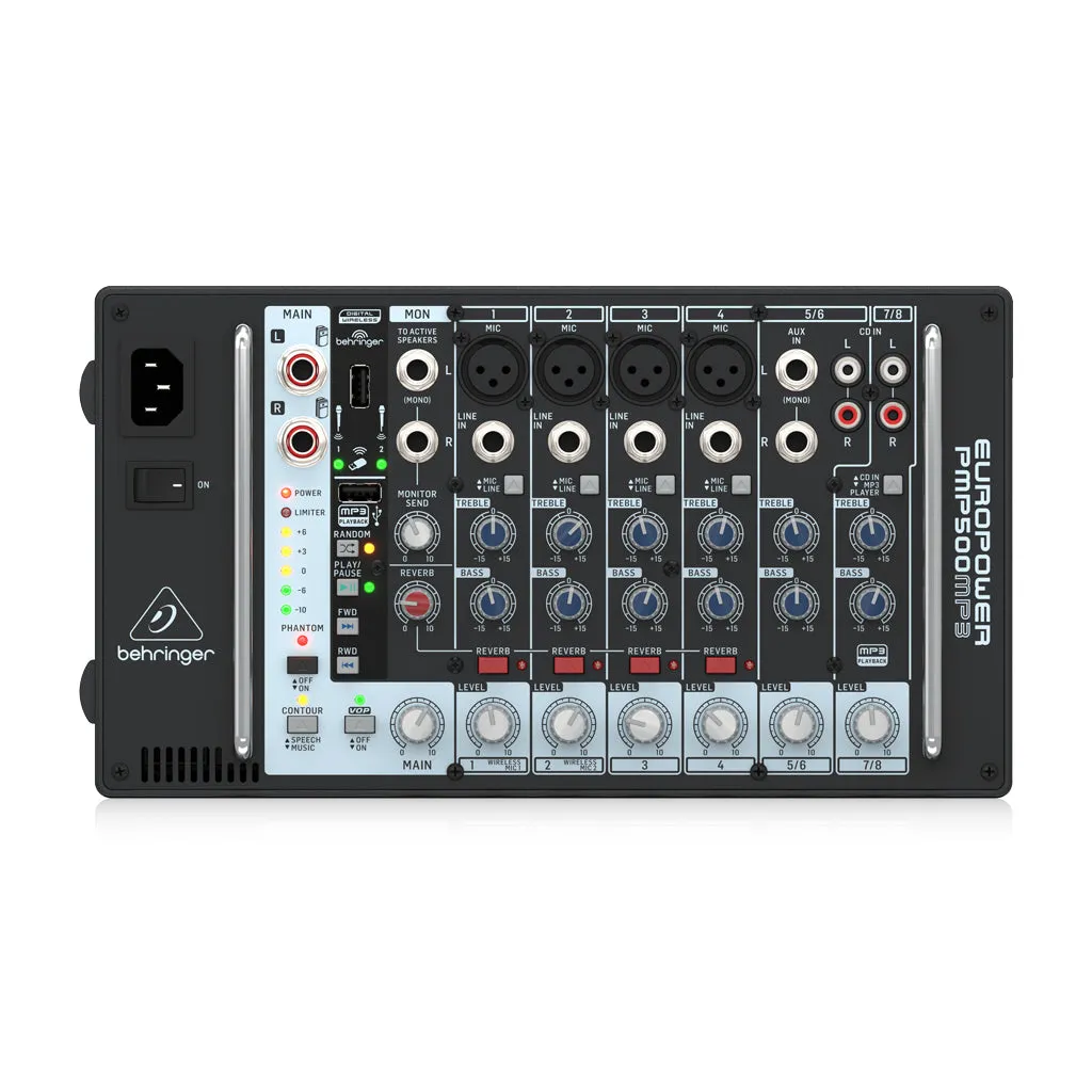 Behringer Europower PMP500MP3 Powered Mixer