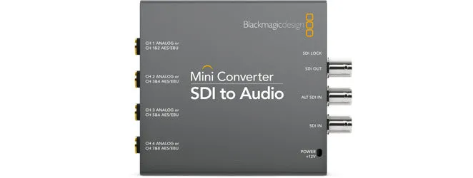 Blackmagic Mini Converter SDI to Audio
