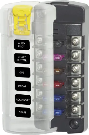 Blue Sea Systems Fuse Block 6 Circuit