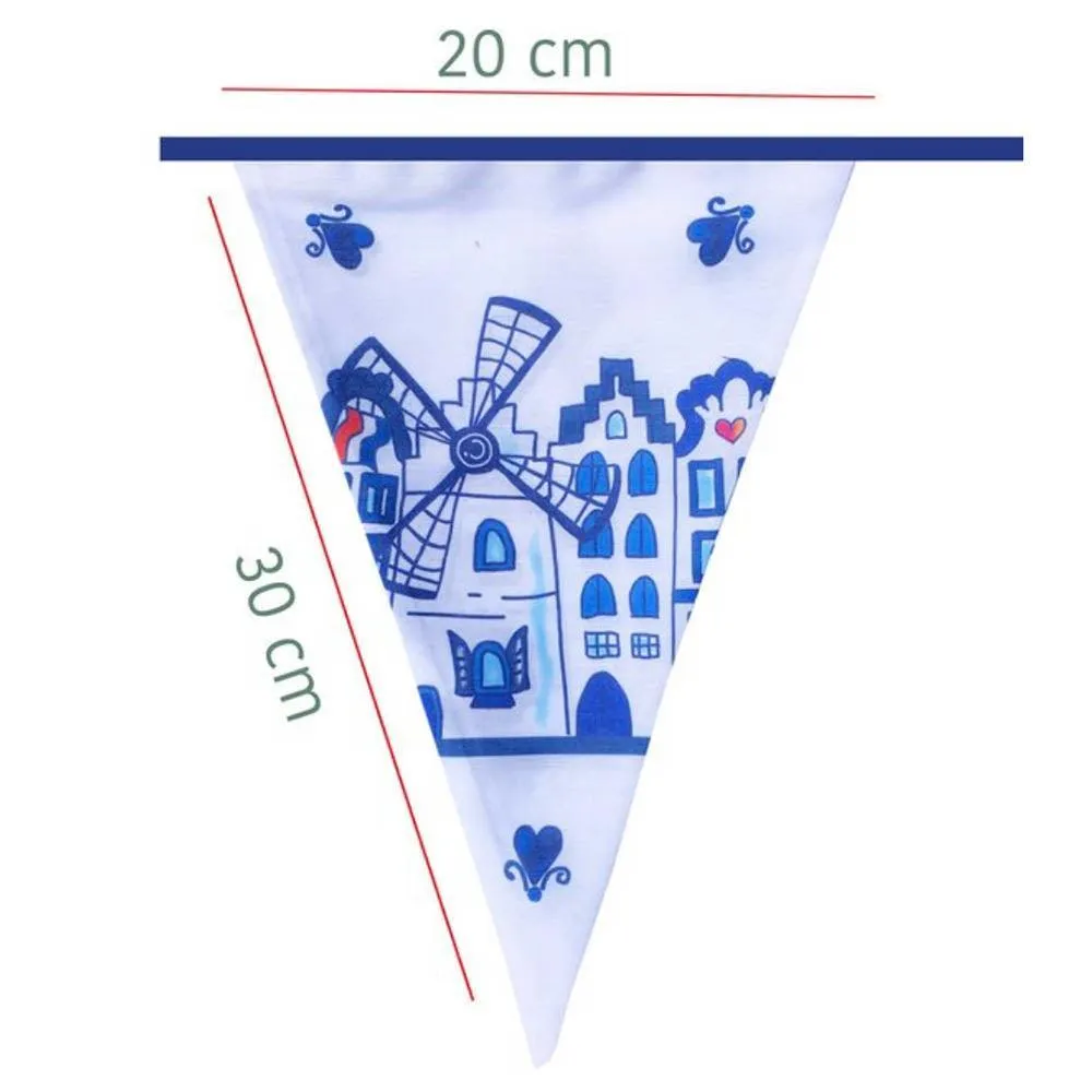 Bunting banner fabric Dutch XL