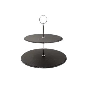 CAKE STAND X2 25X25X24CM