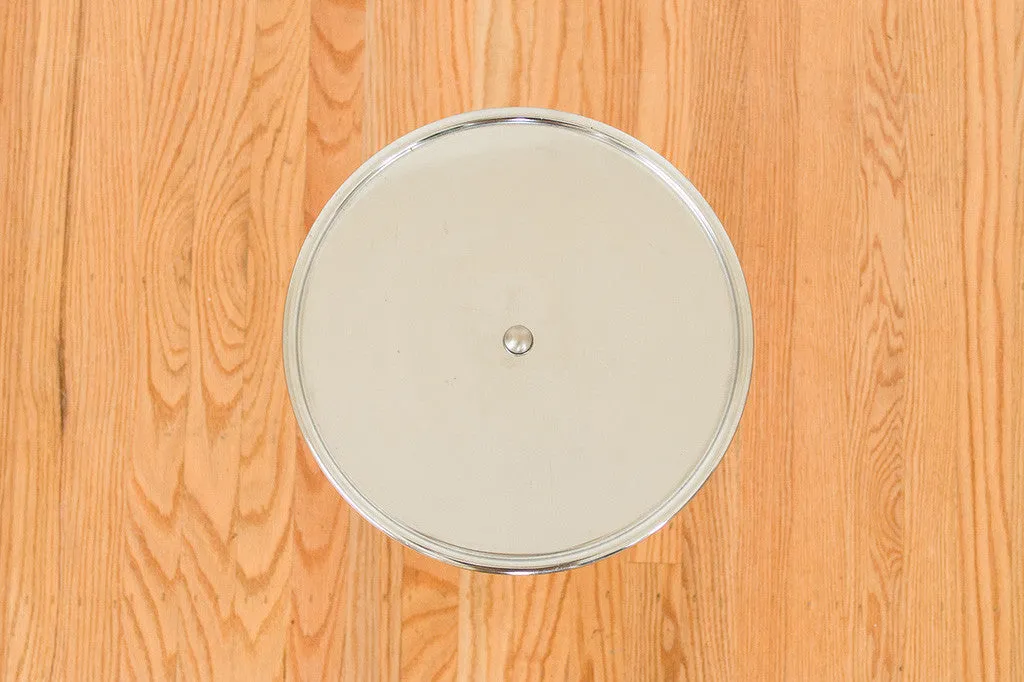 Chrome & Lucite Side Table