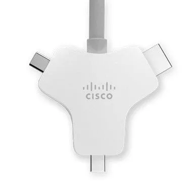 Cisco CAB-HDMI-MUL4K-2M video cable adapter 2.5 m HDMI Type A (Standard) HDMI   Mini DisplayPort   USB Type-C Silver