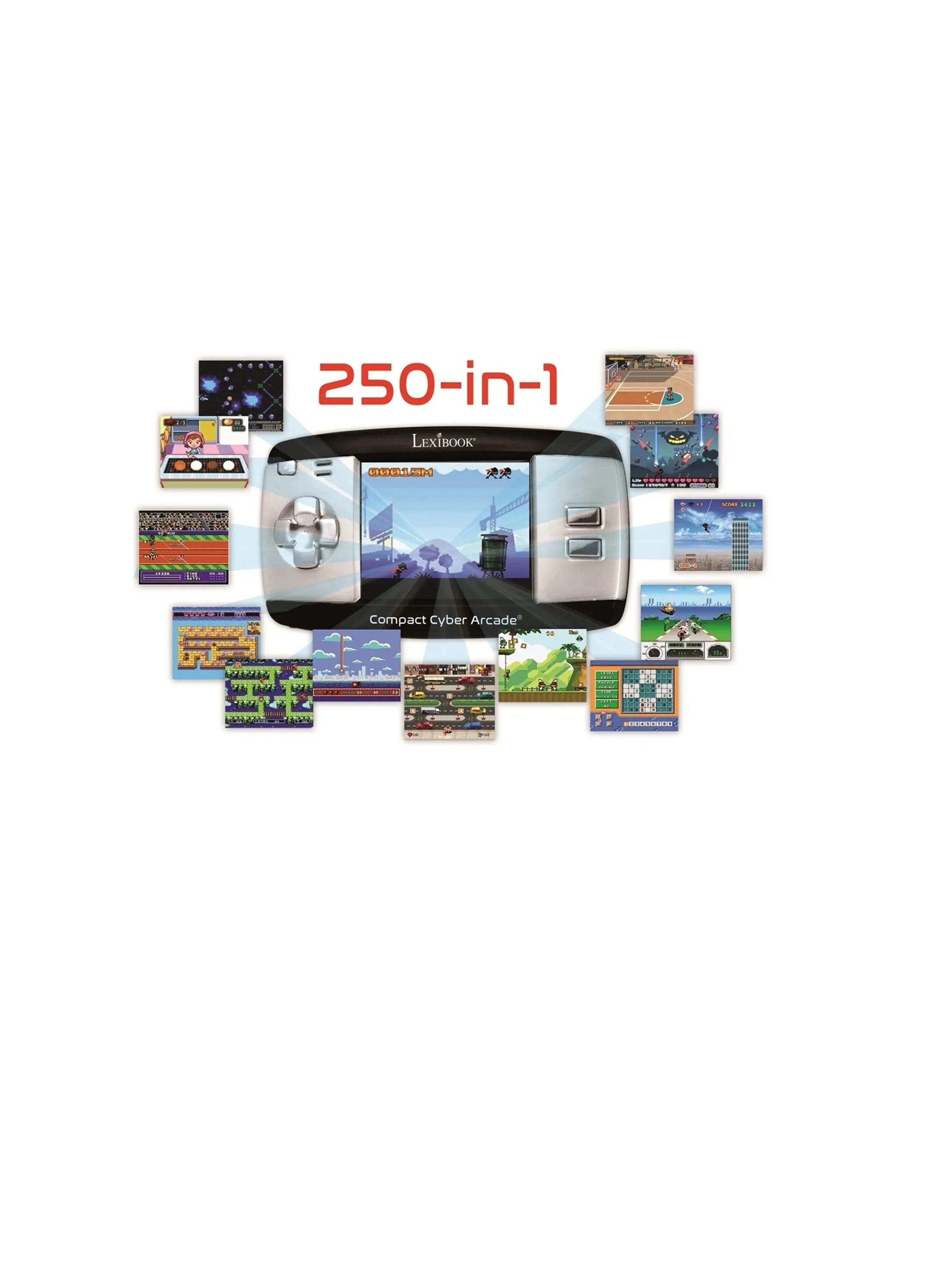 Compact Cyber Arcade Portable Console 2.5''