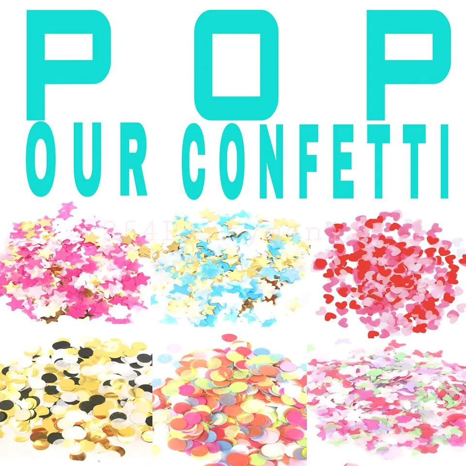 Confetti 10grams (sold by 10's)