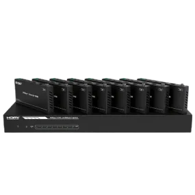 Covid D1H8B-200 1x8 HDMI Splitter with 8 Receiver