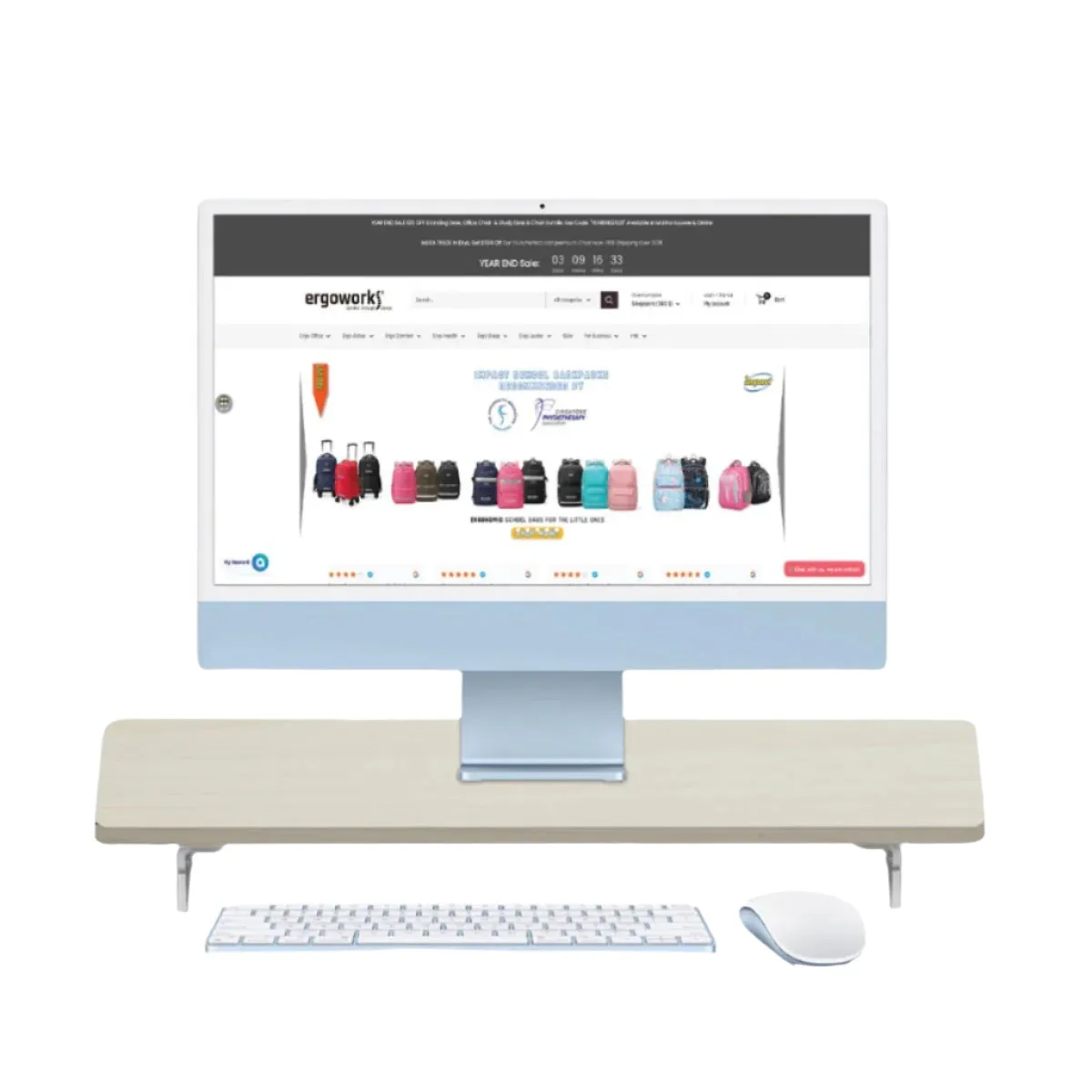 Customize Monitor Stand Riser Desk Organizer