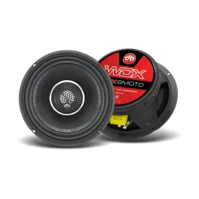 DB Drive 6.5" 2-Way Coaxial Loudspeakers 350 Watts Max Power 4 Ohm WDX6MOTO Pair