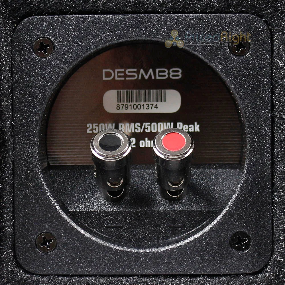 Diamond Audio Single 8" Slot-Vent Enclosure 500W Max MicroBox Enclosure DESMB8