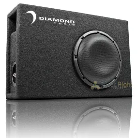 Diamond Audio Single 8" Slot-Vent Enclosure 500W Max MicroBox Enclosure DESMB8