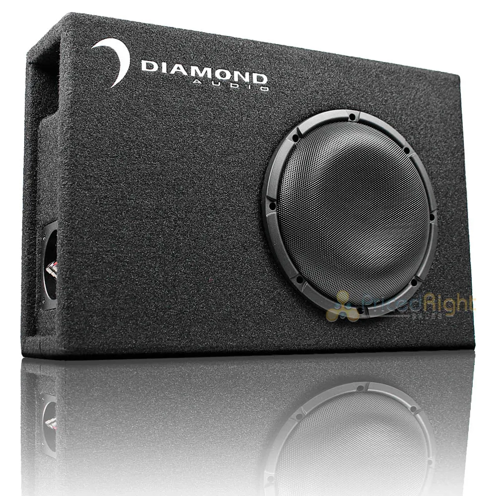 Diamond Audio Single 8" Slot-Vent Enclosure 500W Max MicroBox Enclosure DESMB8