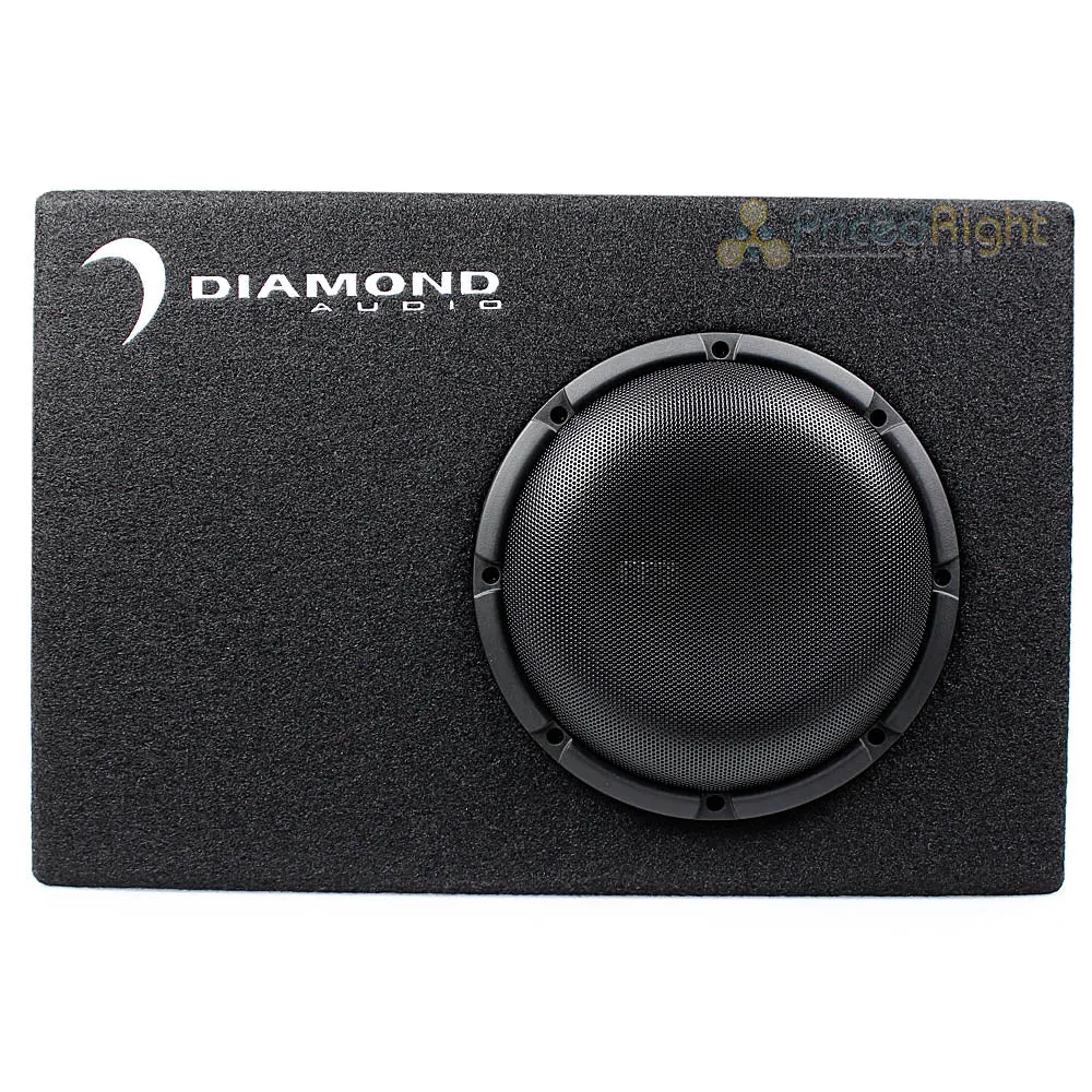 Diamond Audio Single 8" Slot-Vent Enclosure 500W Max MicroBox Enclosure DESMB8