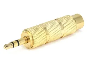 Digiflex HAA-SK201 Metal Inline Audio Adapter 1/8 TRS M to 1/4 TRS F