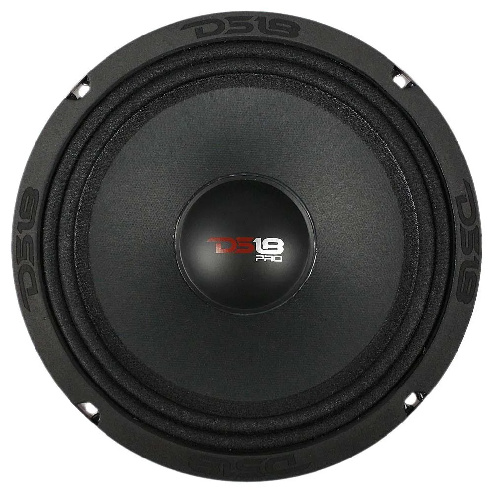 DS18 8" Mid Range Speaker 550 Watts Max 4 Ohm Loudspeaker Car Audio PRO-X8.4M