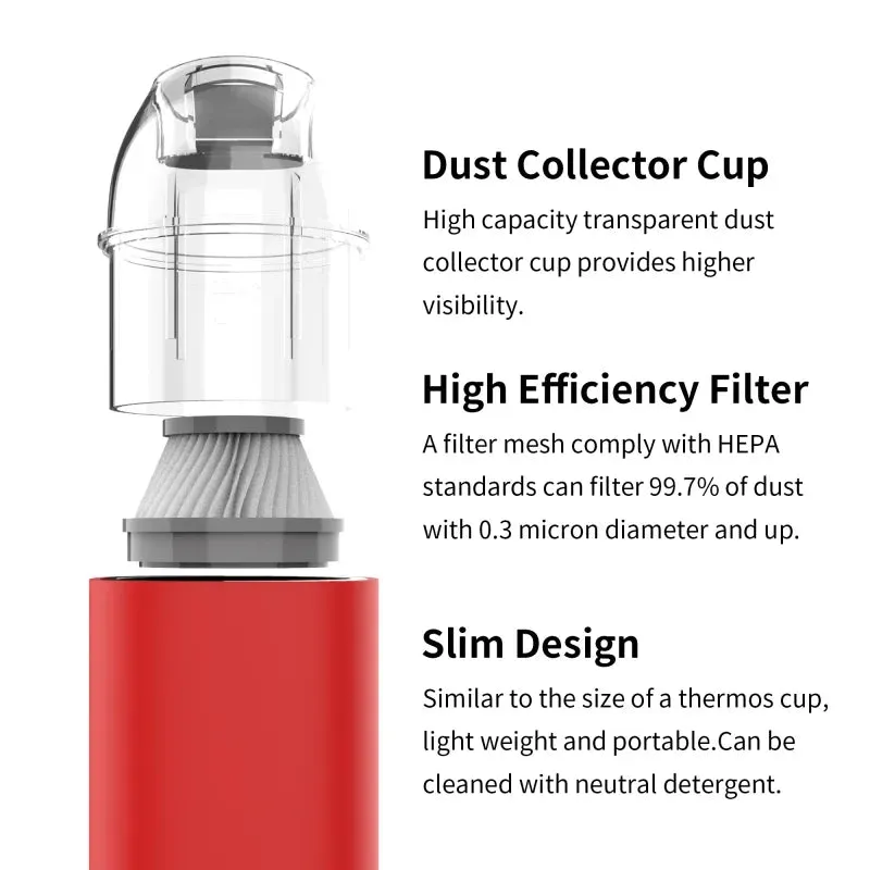Dspiae HC-V Portable Handheld Vacuum Cleaner