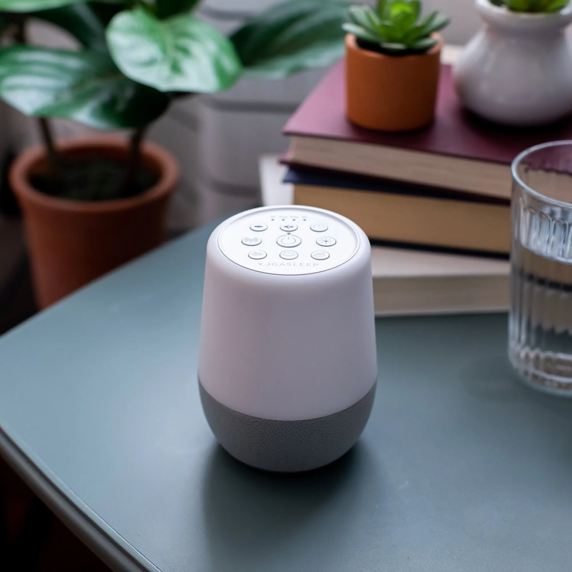 Duet White Noise Machine With Night Light And Wireless Speaker