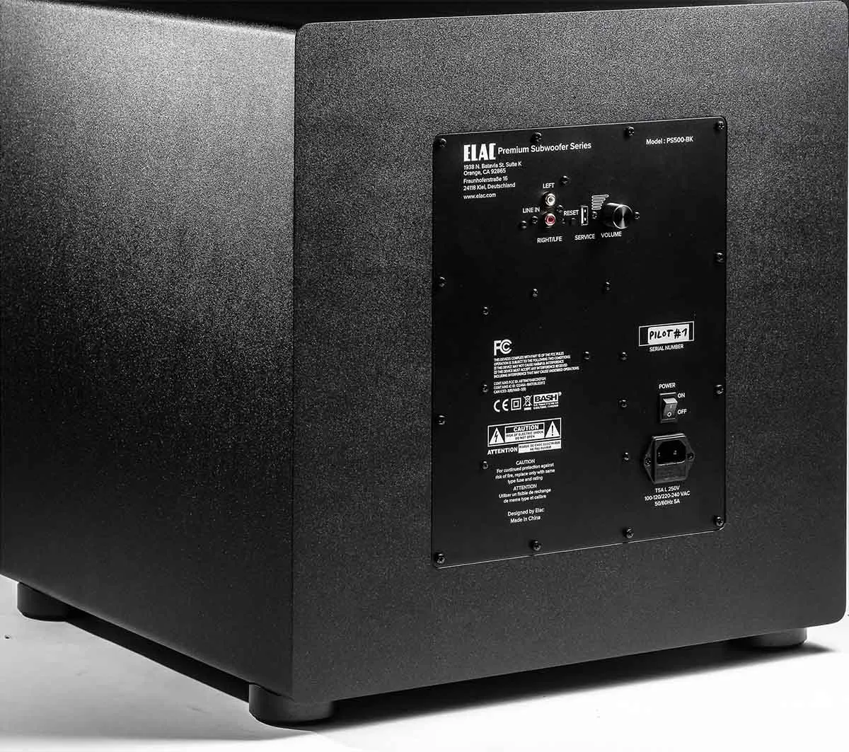 ELAC Varro PS500-BK Premium 15" Powered Subwoofer