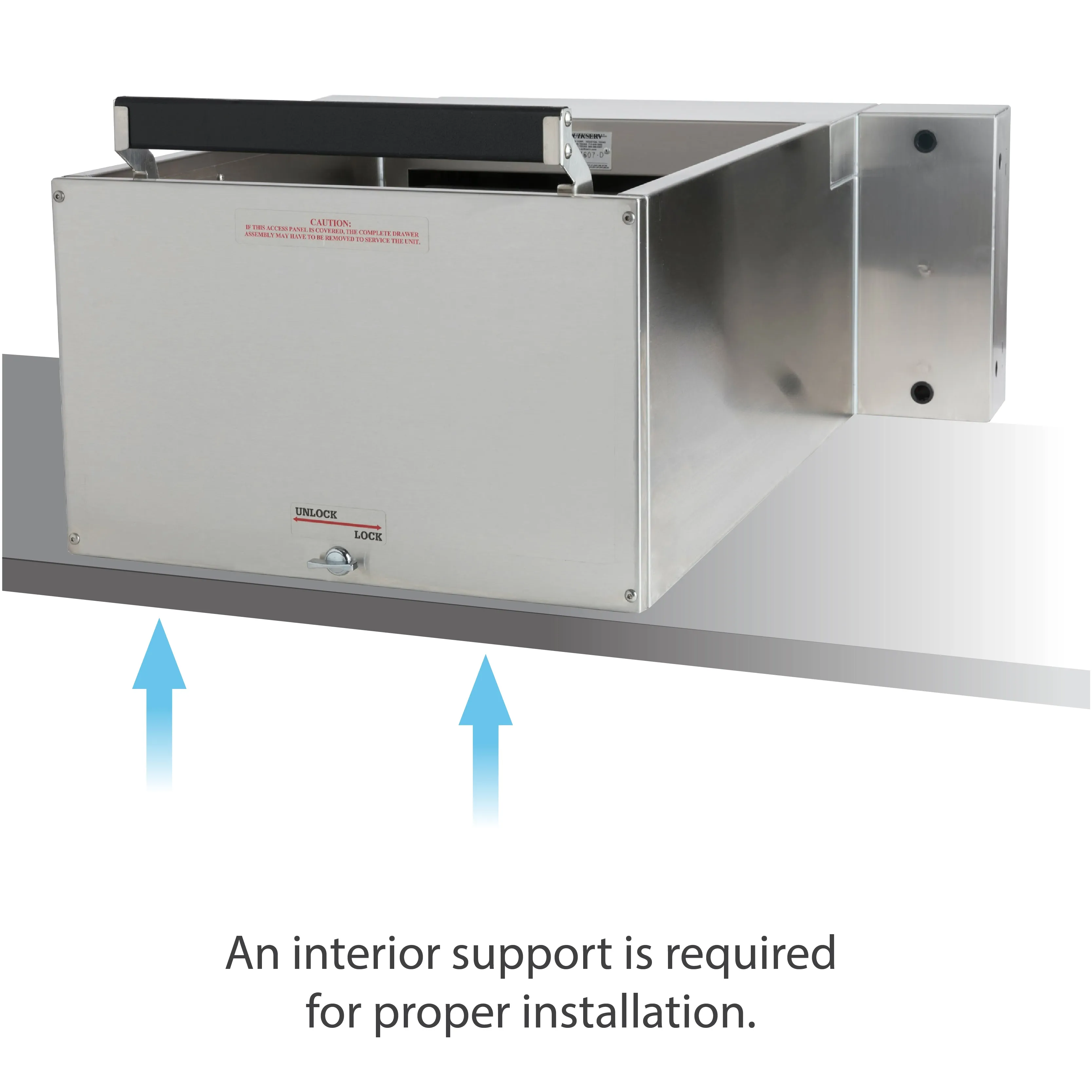Extra Large Transaction Drawer | Drive Up | Quikserv QSB-12