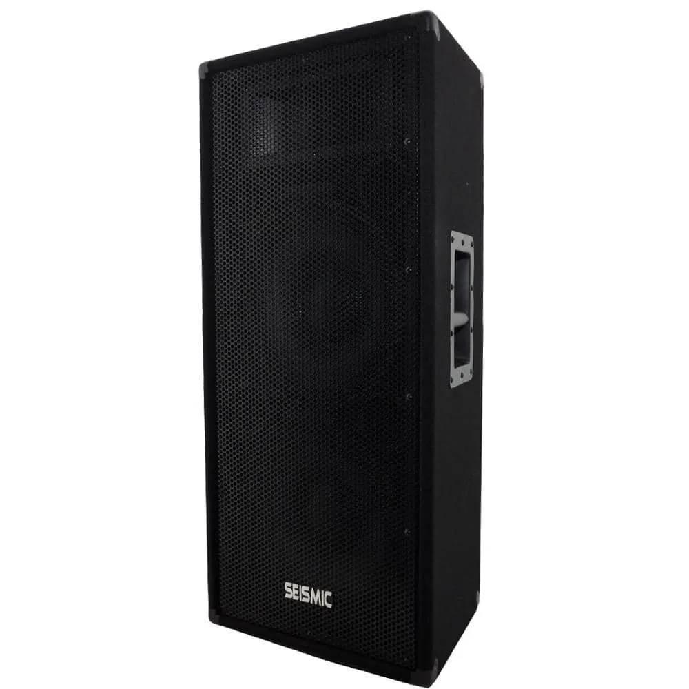 FL-122P - Pair of Dual Premium 12" PA/DJ Speaker Cabinets with Titanium Horns
