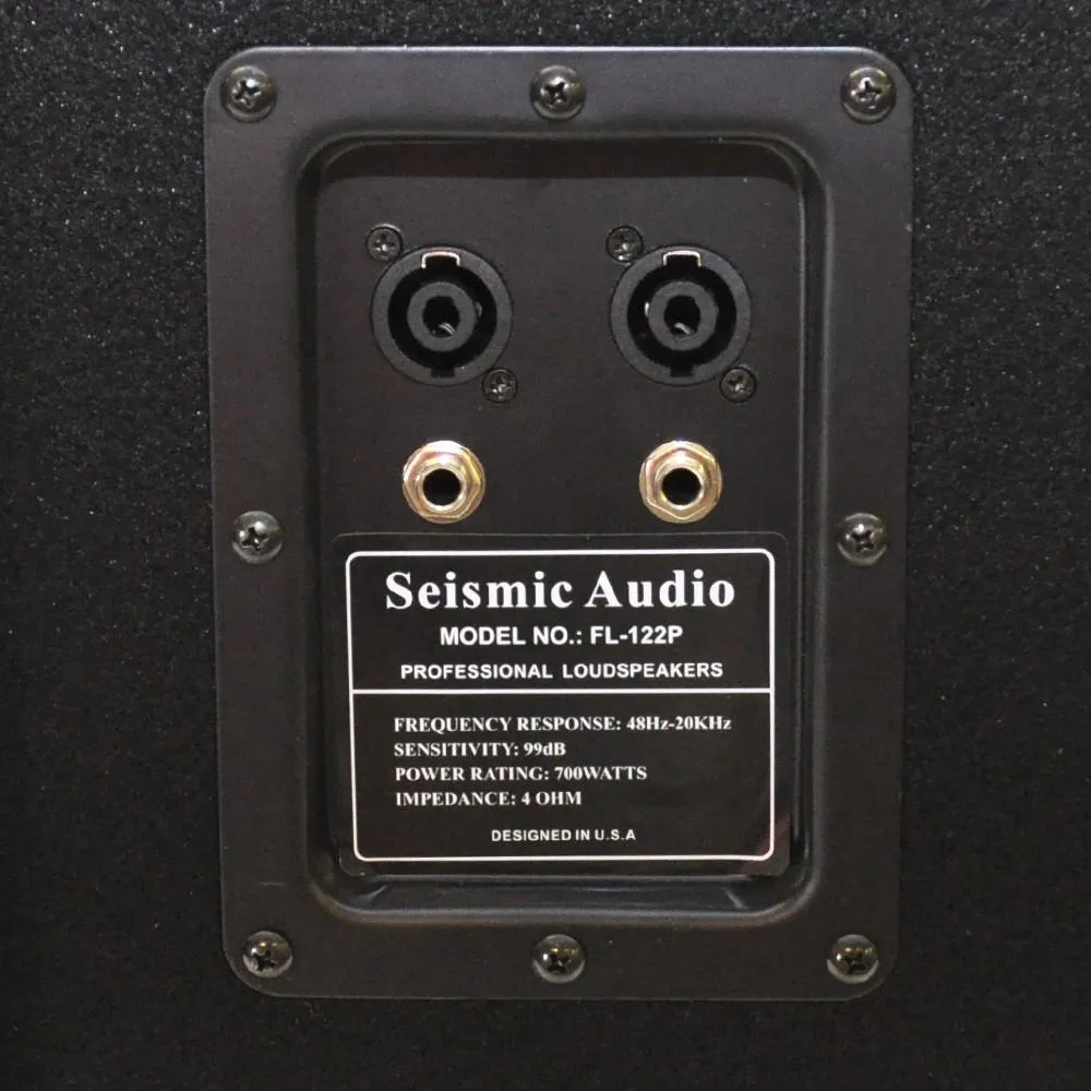 FL-122P - Pair of Dual Premium 12" PA/DJ Speaker Cabinets with Titanium Horns