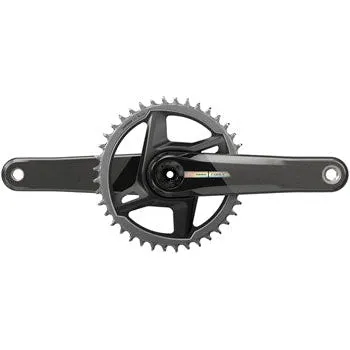 Force 1 Bicycle Crankset - 172.5mm, 12-Speed, 40t, Direct Mount, DUB Spindle Interface, Iridescent Gray, D2