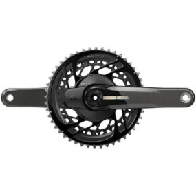 Force AXS Power Meter Bicycle Crankset - 170mm, 2x 12-Speed, 48/35t, Direct Mount, DUB Spindle Interface, Iridescent Gray, D2