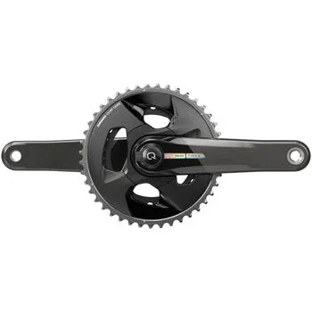 Force AXS Wide Power Meter Bicycle Crankset - 165mm, 2x 12-Speed, 43/30t, 94 BCD, DUB Spindle Interface, Iridescent Gray, D2