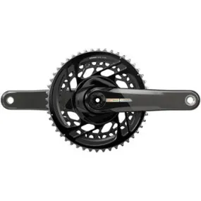Force Bicycle Crankset - 170mm, 2x 12-Speed, 48/35t, Direct Mount, DUB Spindle Interface, Iridescent Gray, D2